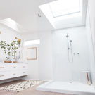 Bathroom brighten up with Solar 'Fresh Air' Skylight