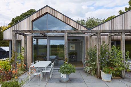 Projekt nove gradnje, ki prikazuje strešna okna VELUX - podeželska hiša v kraju Oxfordshire