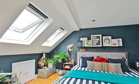 Transforming an unused loft space in a beautiful 1950's home