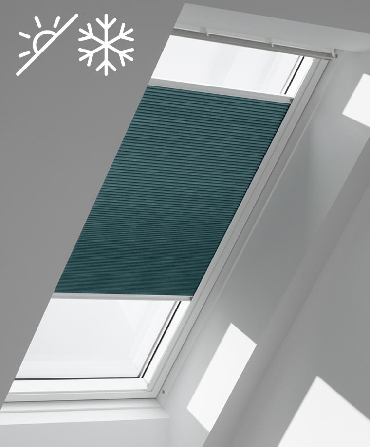 Dimming Blind Alu Thermo for Velux Roof Window GGL/GPL/GHL-Black 