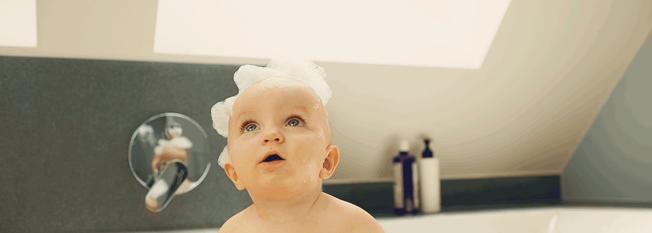 Havoc Kinderrijmpjes krant De badkamer | Inspiratie en tips van VELUX voor uw badkamer