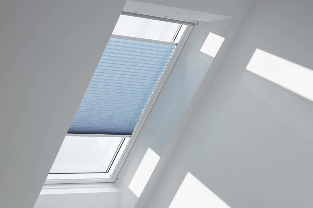 für VELUX Dachfenster VELUX Original Plissee FHL Silberne Seitenschienen 