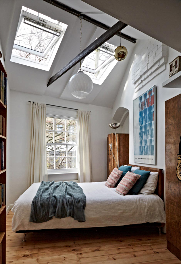 Fortress Grove bedroom renovation with VELUX roof windows