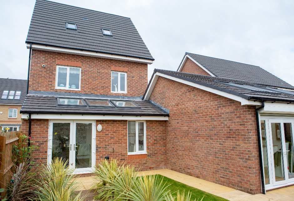 Countryside Homes exterior with VELUX roof windows