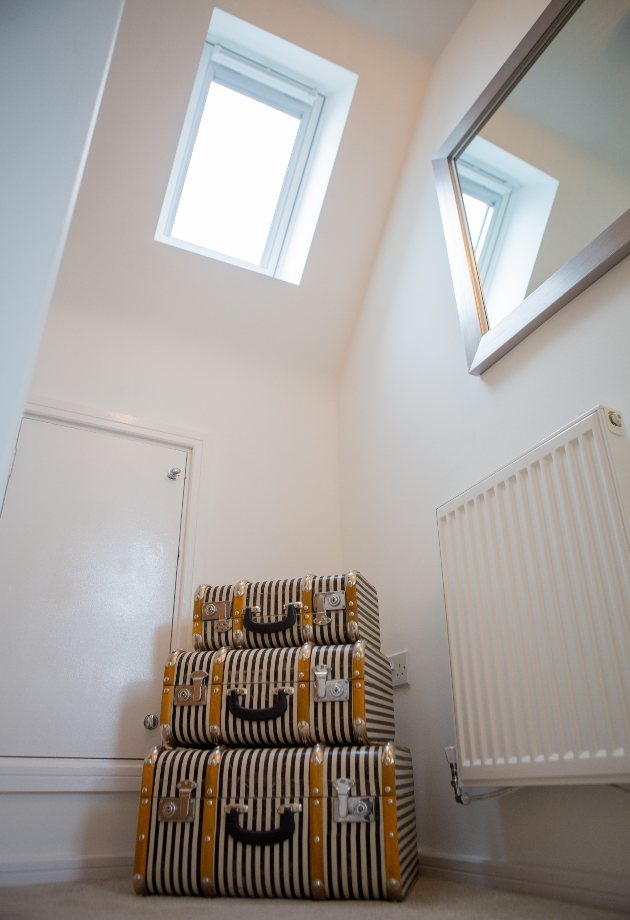 Countryside Homes stairwell landing with VELUX roof windows