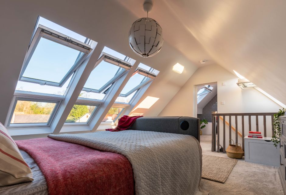 VELUX Loft of the Year, award winning bedroom loft conversion