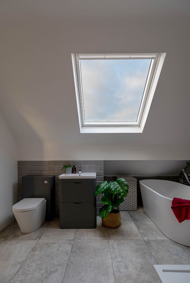 VELUX Loft of the Year, award winning bathroom loft conversion
