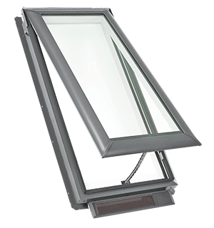 VELUX Solar Powered Fresh Air Skylight - Deck Mounted