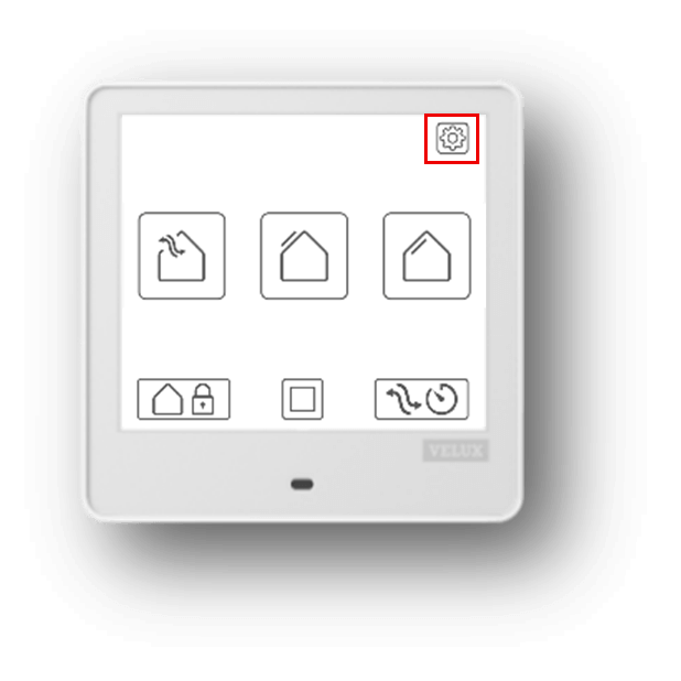 VELUX Touch Settings 