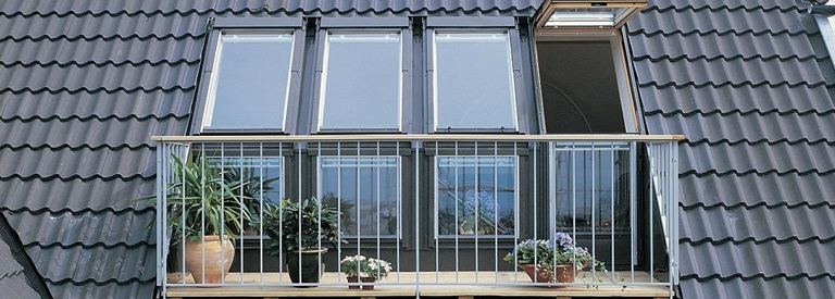 Nieuw VELUX CABRIO® balkon en dakterrasvenster - een nieuwe dimensie BZ-06